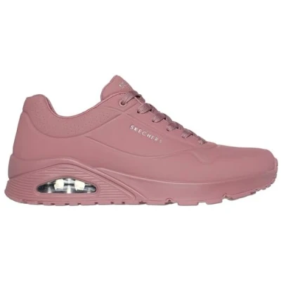 Bild av Skechers Uno Stand on Air Trainers för män, Ash Rose Durabuck Mesh, 43 EU