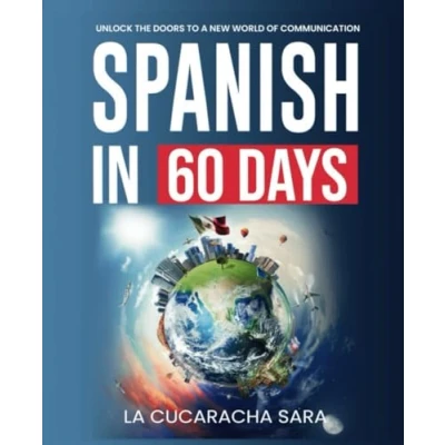 Bild av Spanish in 60 Days: the Language Learning Workbook to Help You Speak Just Like Locals With Common Slang Words and Phrases, Conversation Starters, Grammar Rules Live By!