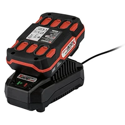 Bild av Parkside batteri Pap 20 A1+ laddare PLG20 A1 kraftfullt Li Ion 2 Ah med 3 steg Alla Series verktyg V Team Power Tool levereras ett brittiskt uttag