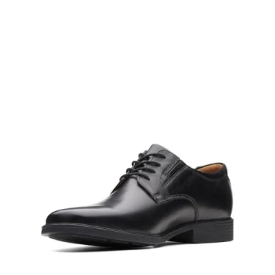 Bild av Clarks Tilden Plain Snörskor, Storlek: 46, Black Skinn