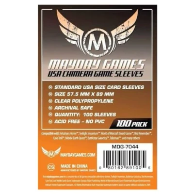 Bild av Maday Games 57,5 x 89 mm ärm chimärre USA kortspel (100 stycken)
