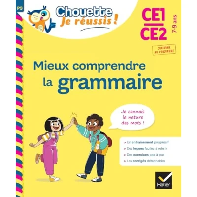 Bild av Mieux comprendre la grammaire CE1/CE2 7 9 ans Chouette, Je réussis !: cahier de soutien en français