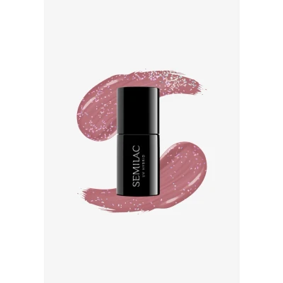 Bild av Semilac UV GEL Polish Nagellack, Storlek: 7 ml, Shimmer dust caramel