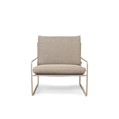 Bild av Ferm Living Desert 1 seater Fåtölj Dolce Cashmere/Dark Sand W79 x H78 D85 SH30 cm