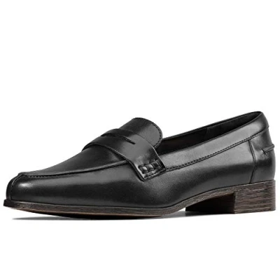 Bild av Clarks Hamble Loafer dam Loafers, svart läder, 37.5 EU