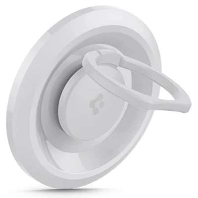 Bild av Spigen O Mag Magnetisk Telefonhållare för MagSafe, 360 Roterande Telefongrepp Designad iPhone 14 Pro Max, Pro, 14, Plus, 13 och 12 modeller Vit