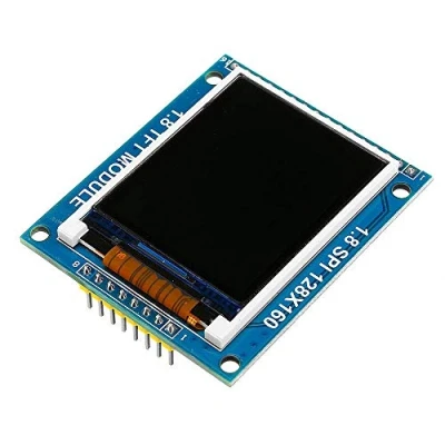 Bild av DollaTek 1,8 tum 128 x 160 ST7735 TFT LCD modul med PCB golvlist SPI seriell port