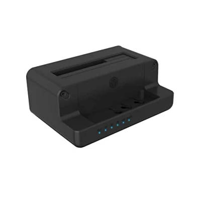 Bild av ICY BOX Dockningsstation för HDD/M,2 NVMe SSD, USB 3,2 Gen 2 (10 Gbit/s), HDD Cloning Station &amp; Drive (SATA 2,5/3,5&quot; M,2 NVMe), Adapter, IB 2914MSCL C31