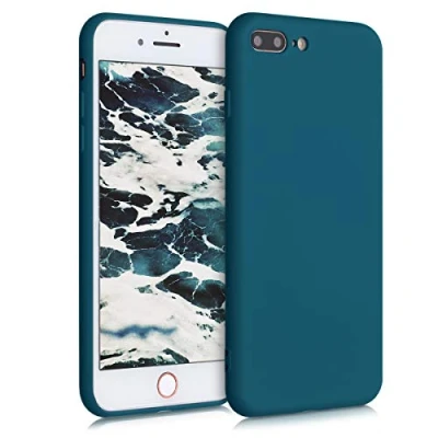Bild av kwmobile Case kompatibel med Apple iPhone 7 Plus/8 Plus mobiltelefonfodral i petrol matt
