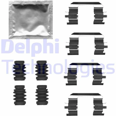 Bild av DELPHI LX0686 Kit d&#039;accessoires, plaquette de frein à disque FORD: KA+ 3/5 portes