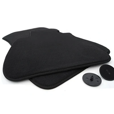 Bild av kh delar golvmattor kompatibla E90 E91 E92 E93 velour bilmattor bilmatta i originalkvalitet svart, 2