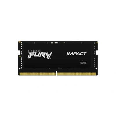 Bild av Kingston FURY Impact 16 GB 4800MT/s DDR5 CL38 SODIMM Notebook Gaming Memory Single Module KF548S38IB 16, Svart