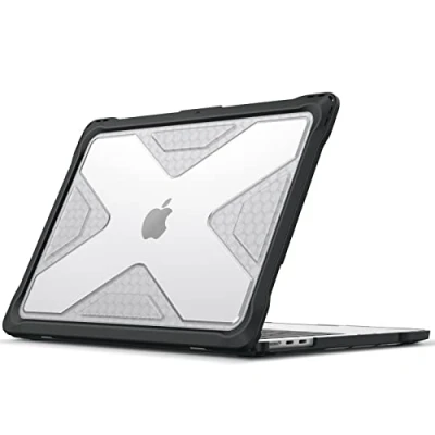 Bild av FINTIE Fodral kompatibelt med MacBook Air 13,6 tum (2024/2022) M3/M2 chip slitstarkt hårt skal TPU stötfångare för modell A3113 A2681, klar
