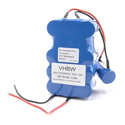 Bild av vhbw batteri kompatibel med Bosch BBHMOVE4N/01, BBHMOVE4/03, BBHMOVE6/03 BBHMOVE4AU/03, BBHMOVE6/02 BBHMOVE5/02 dammsugare hemrobot (3 000 mAh, 18 V, NiMH)