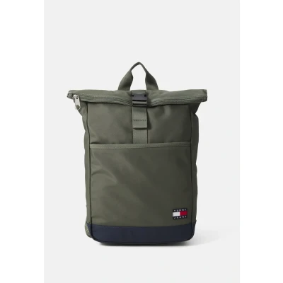 Bild av Tommy Jeans Daily Rolltop Backpack Dagryggsäck, Storlek: One Size, Pewter green