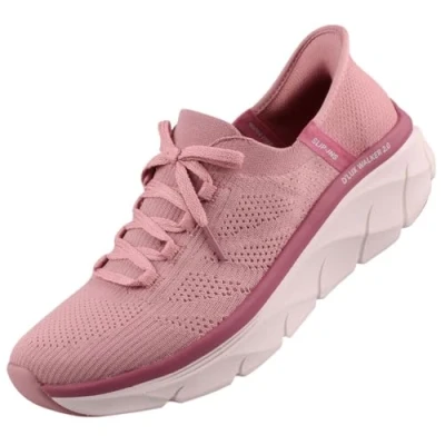 Bild av Skechers kvinnors D&#039;lux Walker 2.0 spänning rörelse sneaker, Grått, 40 EU