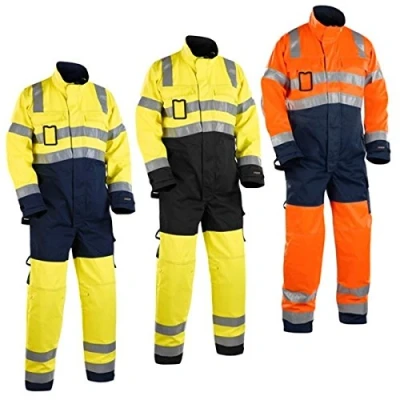 Bild av VARSELOVERALL 6763 1977 VINTER VARSELGUL/SVART C52 Beijerbygg Byggmaterial