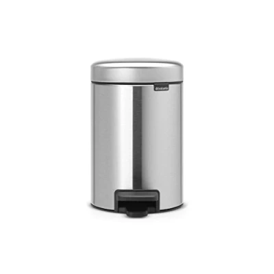 Bild av Brabantia NewIcon Treteimer sanft schließend, Kunststoff Inneneimer, Matt Steel Fingerprint Proof, 3 Liter