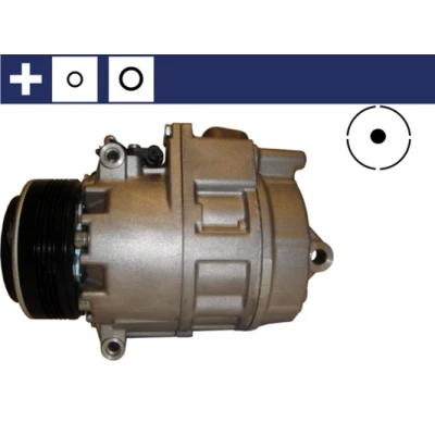 Bild av MAHLE ORIGINAL ACP 1164 000S Compresseur De Climatisation CSV717 12 PAG 46 R 134a avec bague d&#039;étanchéité BMW: X5