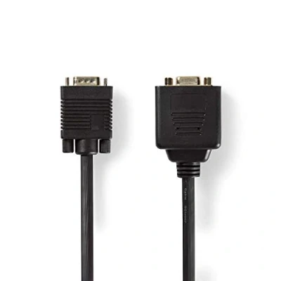 Bild av Nedis CCGP59120BK02 VGA kabel Hane 2x Hona 0,2 m Svart