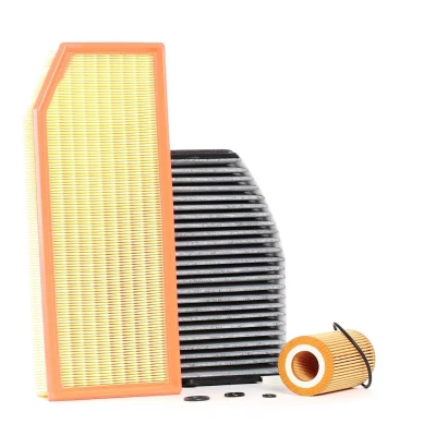 Bild av MAPCO 68887 Kit de filtres Filtre à charbon actif trois pièces MERCEDES BENZ: Classe C Berline, ML, CLK Coupe