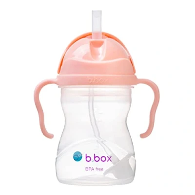 Bild av b.box Drickkopp för alla vinklar Flip topp, tungt sugrör, handtag, läckagesäker BPA fri och diskmaskin Från 6 m 240 ml (8 oz)
