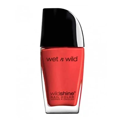 Bild av Wet n Wild, Wild Shine Nagellack, Långvarig och Snabbtorkande Nagellack utan Formaldehyd, Toluen Ftalater, Högglansig Metallisk Finish, Heatwave