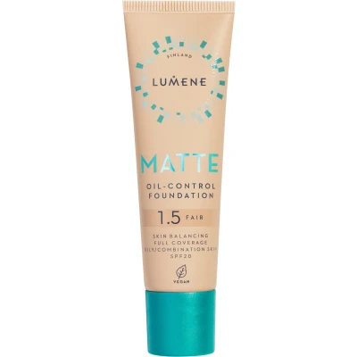 Bild av Lumene Matte Oil Control Foundation SPF20 1.5 Fair 30 ml