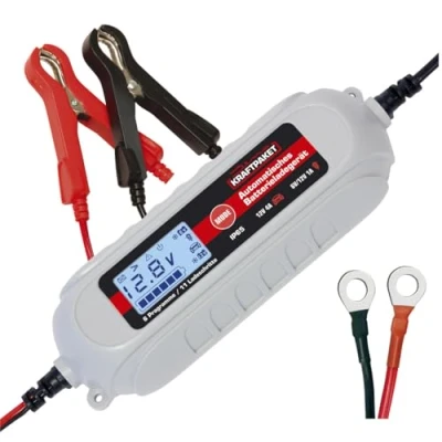 Bild av Dino Kraftpaket 136312 Batteriladdare 6 V/12 V 4 A med Batteritestare