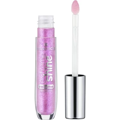 Bild av essence extreme shine volym läppglans, nr 10, violett, volymgivande, glänsande, strålande fräsch, genomskinlig, vegansk, oljefri, utan alkohol, konserveringsmedel, 1 pack (5 ml)