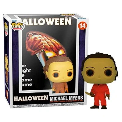 Bild av Exklusiv Funko POP! DVD omslag: Halloween Michael Myers glow in the dark vinylfigur, flerfärgad