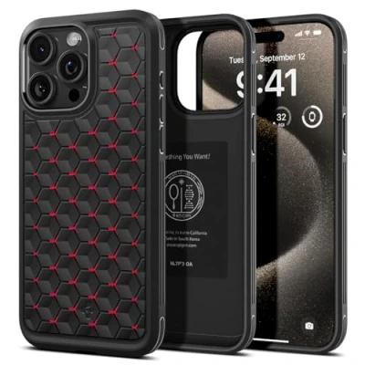 Bild av Spigen Cryo Armor Skal kompatibel med iPhone 15 Pro Max Case Fodral Red