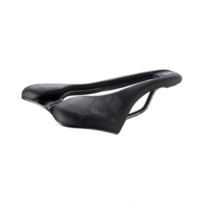 Bild av Selle Italia SLR Boost TM Superflow Cykelsadel med Klassisk Design, Bekväm Gel vägsadel och Anatomiskt Hål Storlek S3, Svart