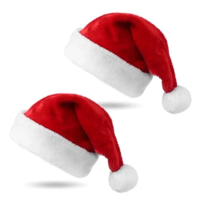 Bild av TK Gruppe Timo Klingler 2 delad tomtemössa tomteluva mössa jul jultomte röd för vuxna och barn julfest julmarknad