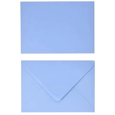 Bild av Clairefontaine Ref 55722C pollenkuvert (paket med 20) C5 storlek, 120 gsm papper, gummerad tätning, bläckstråleskrivare och laserskrivare kompatibel, syrafri lavendelblå