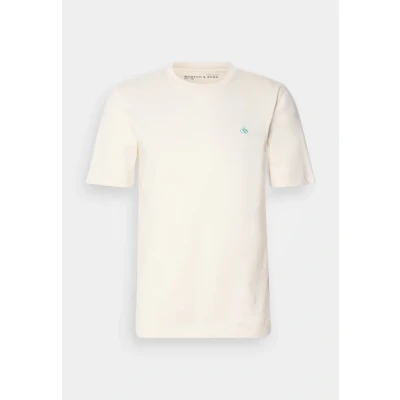 Bild av Scotch &amp; Soda Seasonal CORE Regular FIT LOGO Tshirt bas, Storlek: Small, Eggnog