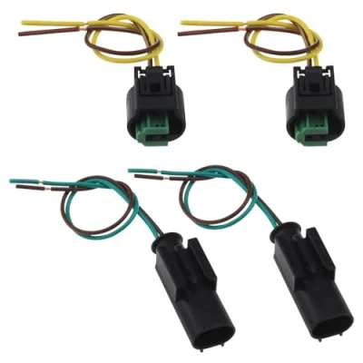 Bild av VGOL 2 set bil yttre lufttemperatursensor plugg sele reparationstillbehör kompatibel med BMW 1 967644 968405