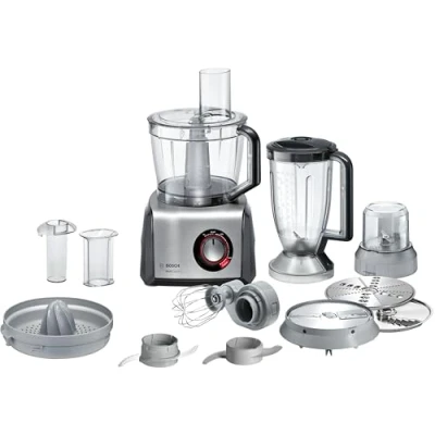 Bild av Bosch MultiTalent 8 MC812M844 Matberedare med tillbehör, Svart, Silver, 3,9 L