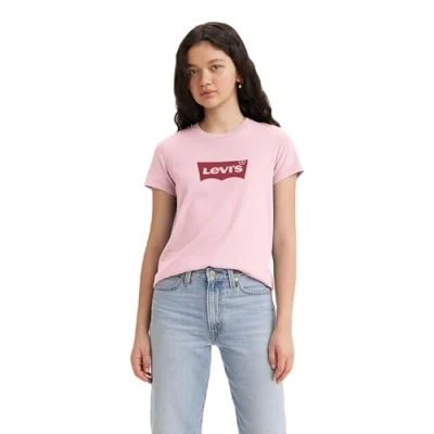 Bild av Levi&#039;s dam T shirt The Perfect Tee, Bw Clr Ext Chalk Pin, XXS