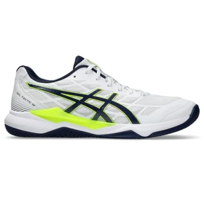 Bild av Asics Geltactic 12 Indoorskor, Storlek: 50.5, White/blue expanse Textil/syntet