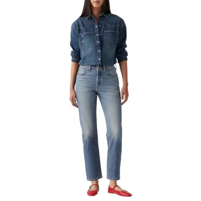 Bild av Levi&#039;s dam raka jeans 501 Crop, Skannade answers, 27W / 26L