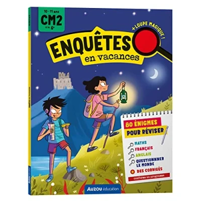 Bild av ENQUETES EN VACANCES DU CM2 A 6E: Avec une loupe magique