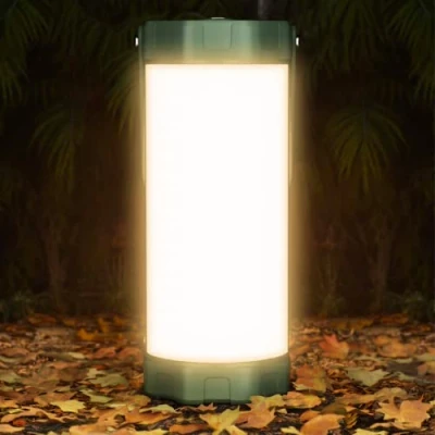 Bild av Glocusent Överlevnadscampinglampa, 106 LED med 5 lum, upp till 1 200 lm, 3 lägen och SOS, Rech.120 timmar, IP68 vattentät, liten lätt, nödlampa vid strömavbrott, orkan eller vandring