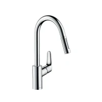 Bild av Hansgrohe focus single lever kitchen mixer 240 with pull out