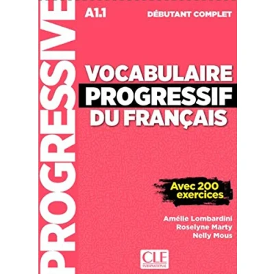 Bild av Vocabulaire progressif du français Niveau débutant complet (A1.1) Livre + CD web: Avec 200 exercices