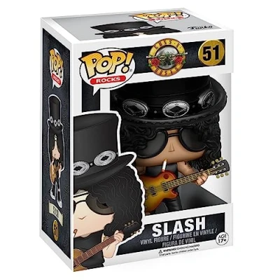 Bild av Funko POP! Rocks: Music Guns N Roses Slash Vinylfigur för samlare Presentidé Officiell Merchandise Leksaker barn och vuxna Musikfans Modellfigur utställning