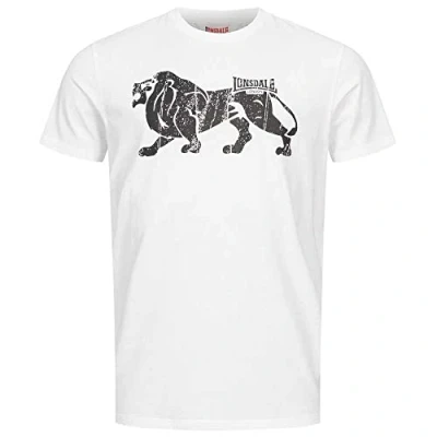 Bild av Lonsdale Normale Passform Endmoor Tshirt med print, Storlek: Large, White