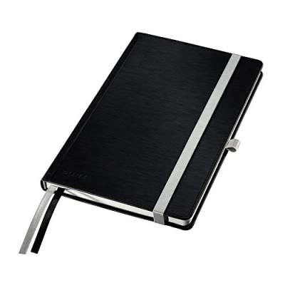 Bild av L:Notebook Style HC A5 rul.satin black
