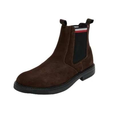 Bild av Tommy Hilfiger HILIFGER utomhusmocka Chelsea (FM0FM05191) stövlar, Brun (kokoa), 8 UK, kakao, 42 EU