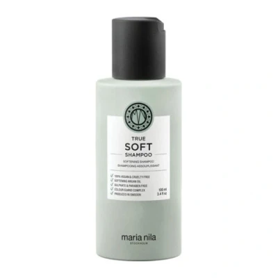 Bild av Maria Nila True Soft, Schampo 100 ml, För torrt hår, Arganolja Återfuktar &amp; Minskar frizz, 100% Vegan Sulfat/Parabenfri